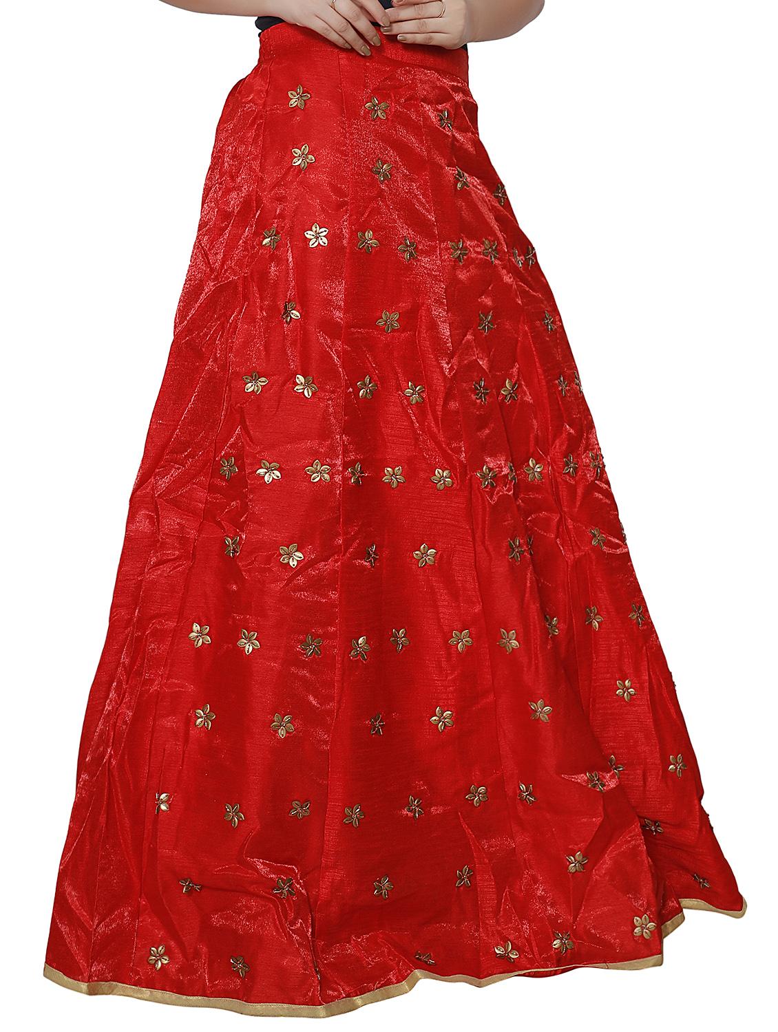 embellished a-line skirt - 16249600 - Zoom Image - 2