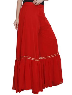 sequined solid sharara - 16249603 - Standard Image - 2
