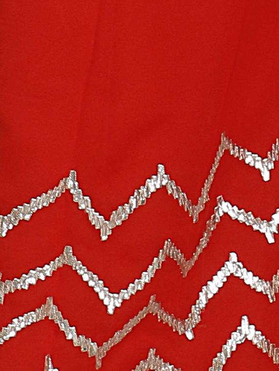 chevron Gota flared Palazzo - 16249604 - Zoom Image - 5