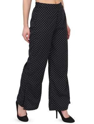 dot print high rise palazzo - 16249758 - Standard Image - 2