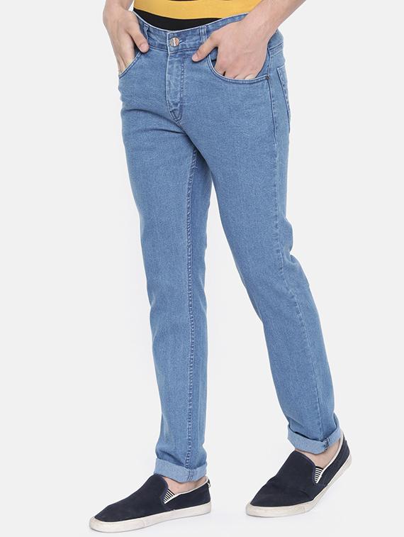 blue denim plain jeans - 16250103 - Zoom Image - 2
