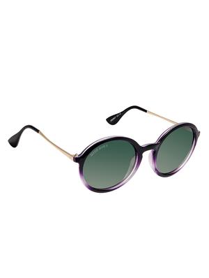 david blake green oval gradient polarised uv protected sunglasses - 16250275 - Standard Image - 2