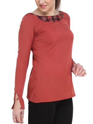 boat neck long sleeved top - 16251857 - Standard Image - 2