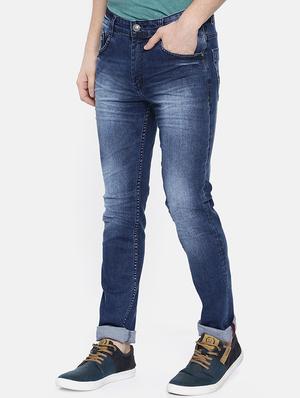 blue heavy washed jeans - 16252606 - Standard Image - 2