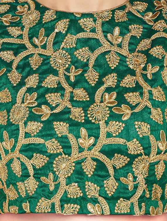 Gold embroidered blouse - 16252914 - Zoom Image - 5