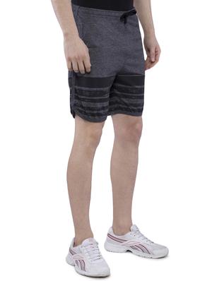 grey striped shorts - 16253039 - Standard Image - 2