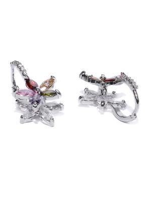 multi colored brass drop earring - 16253614 - Standard Image - 2
