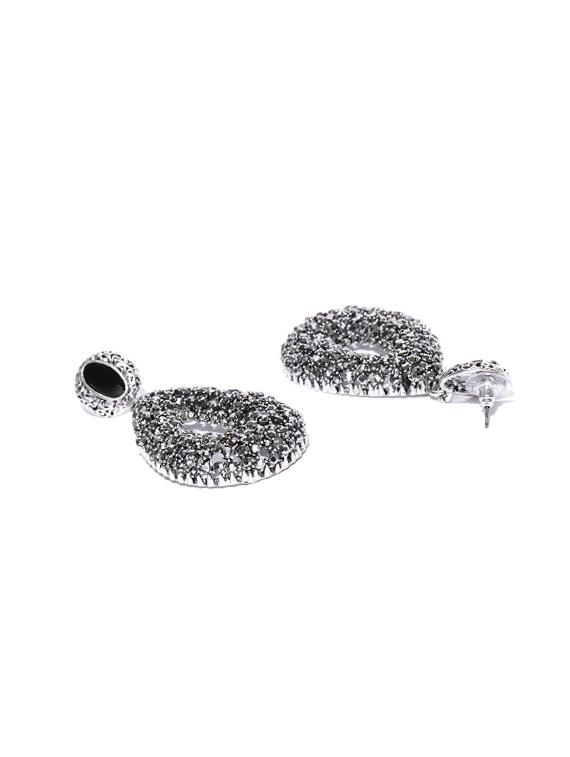 black drop earring - 16253695 - Zoom Image - 2