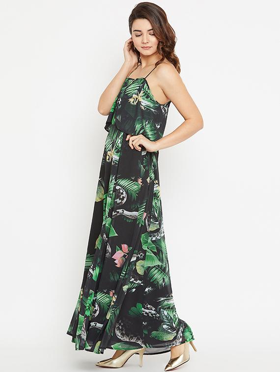 ruffle detail maxi dress - 16254502 - Zoom Image - 2