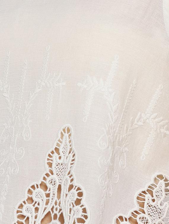 crochet detail embroidered top - 16254542 - Zoom Image - 5