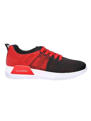 red lace-up sports shoes - 16255134 - Standard Image - 2