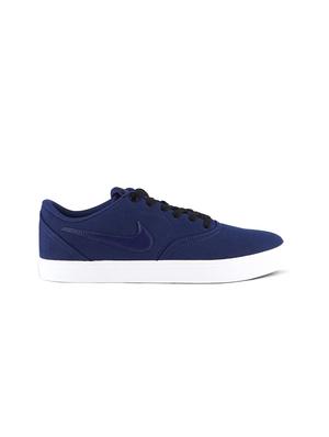 blue canvas lace up sneakers - 16256076 - Standard Image - 2
