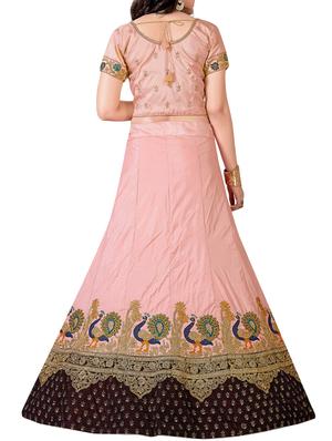 embroidered a-line lehenga - 16257538 - Standard Image - 2