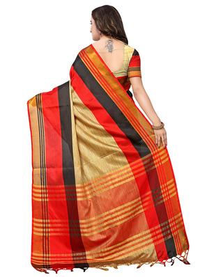 multi color saree combo (set of 2) with blouse - 16258796 - Standard Image - 5