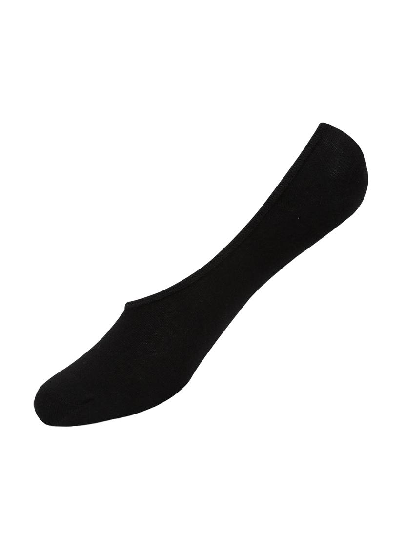 set of 4 black cotton no show sock - 16260873 - Zoom Image - 2