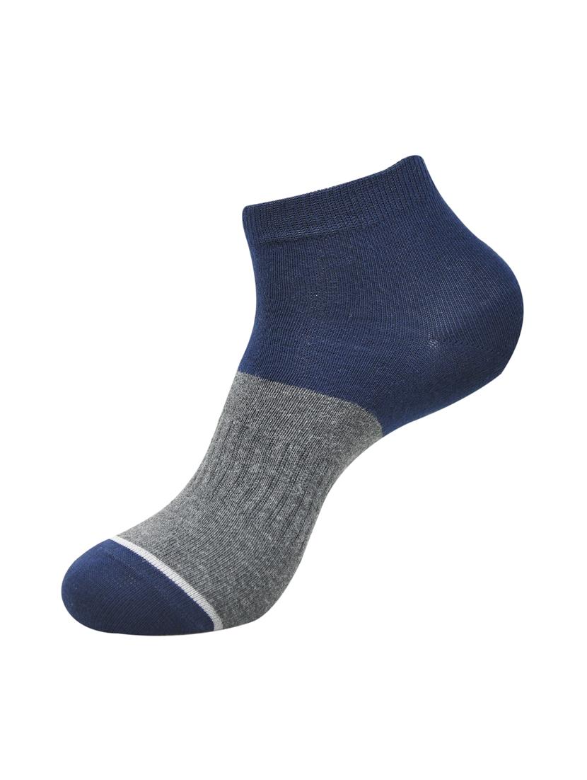 set of 5 multi colored cotton above ankle length sock - 16260884 - Zoom Image - 2