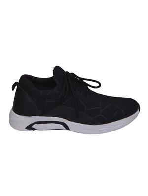 black fabric sport shoes - 16260896 - Standard Image - 2