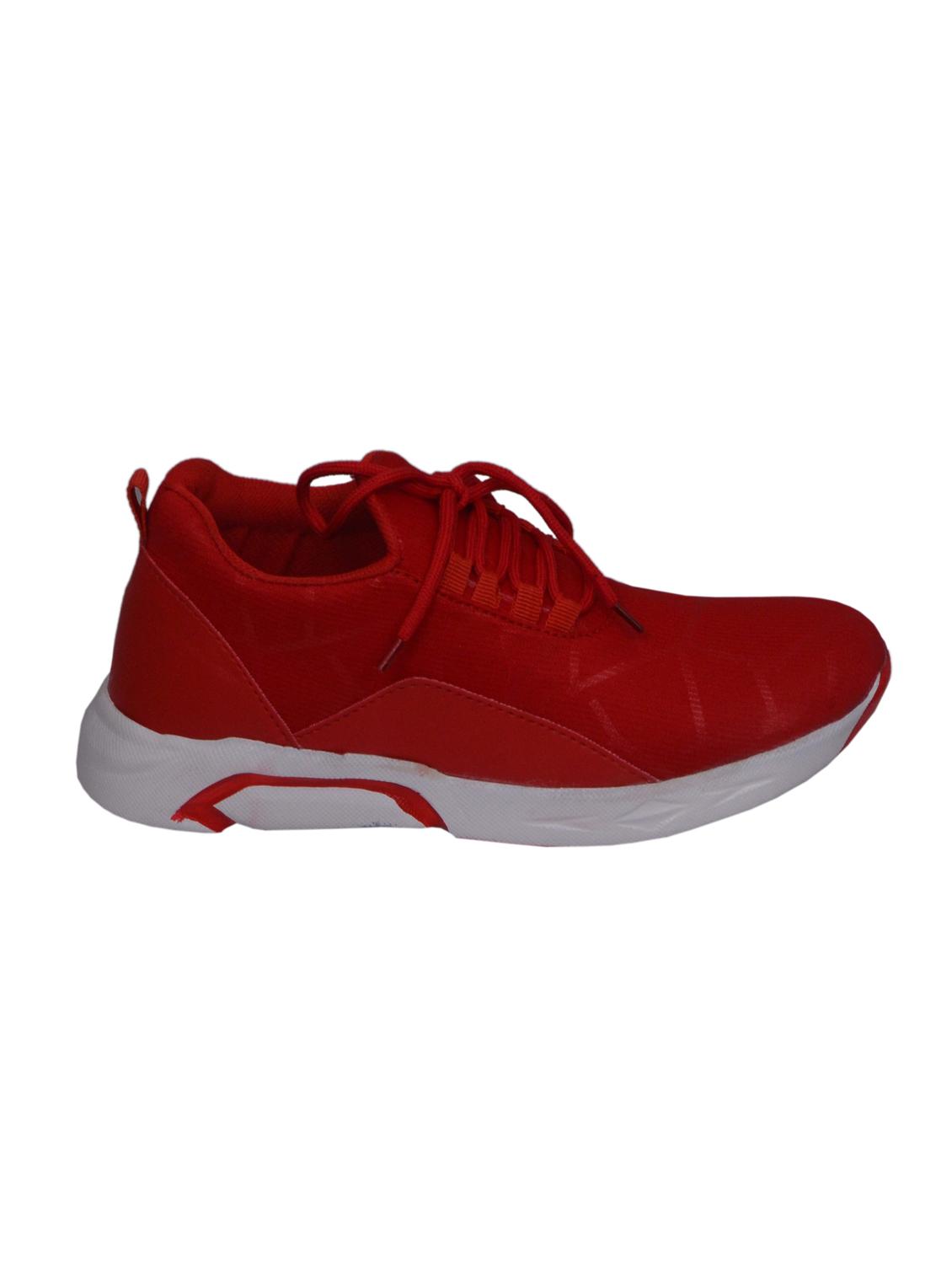 red fabric sport shoes - 16260898 - Zoom Image - 2