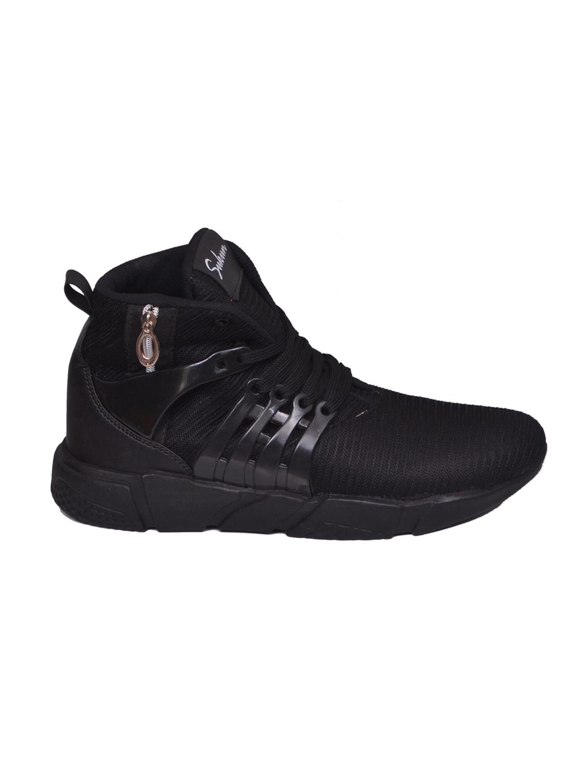 black mesh sport shoes - 16260901 - Zoom Image - 2