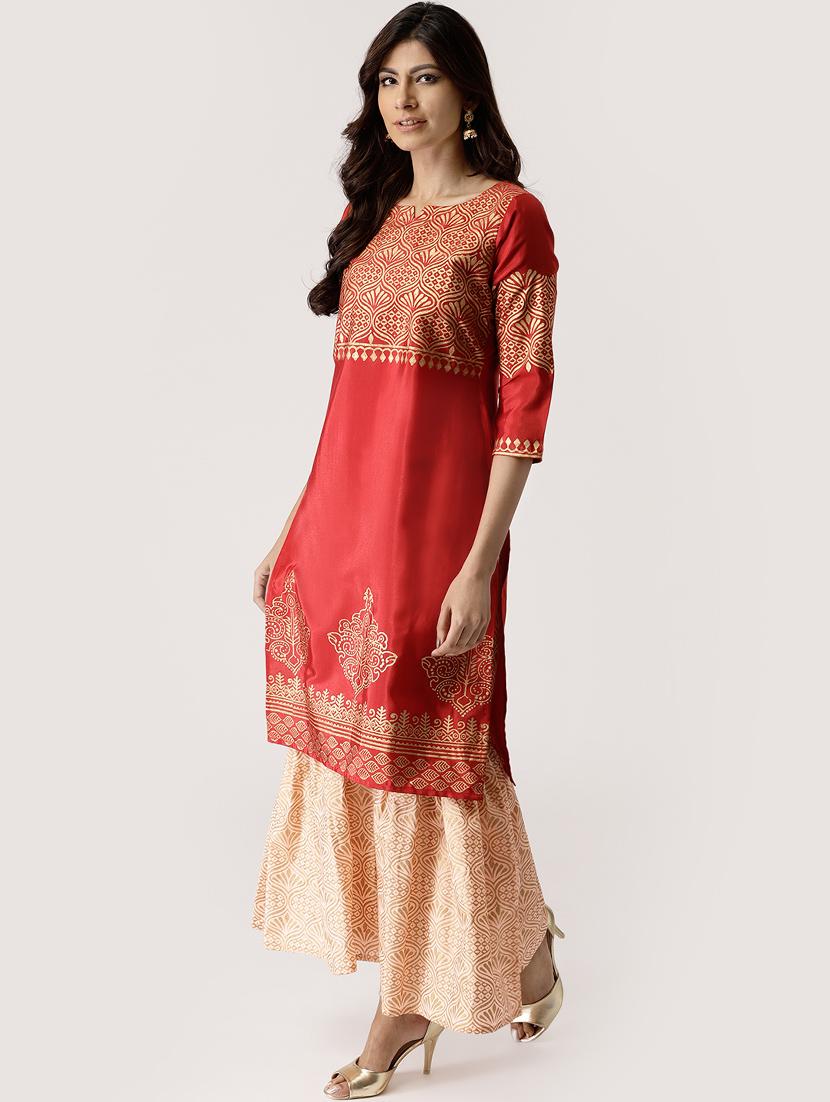 Foil print suit set - 16261478 - Zoom Image - 2