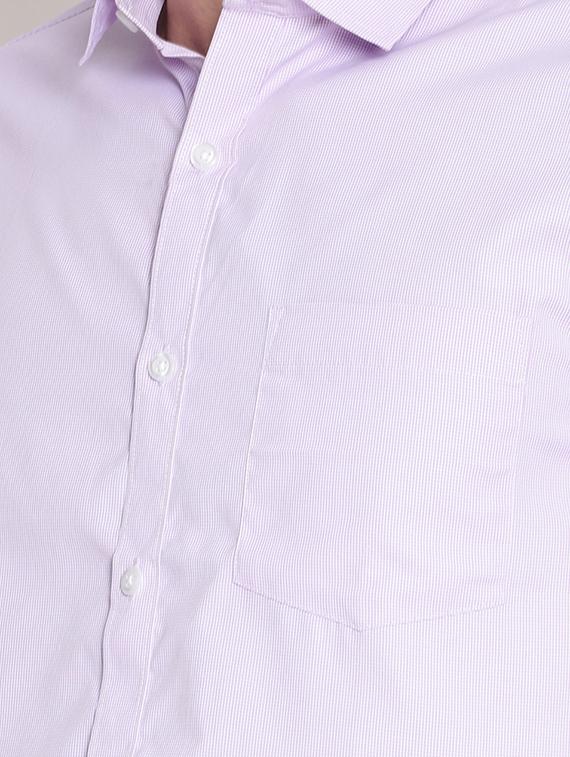 purple solid formal shirt - 16261541 - Zoom Image - 5