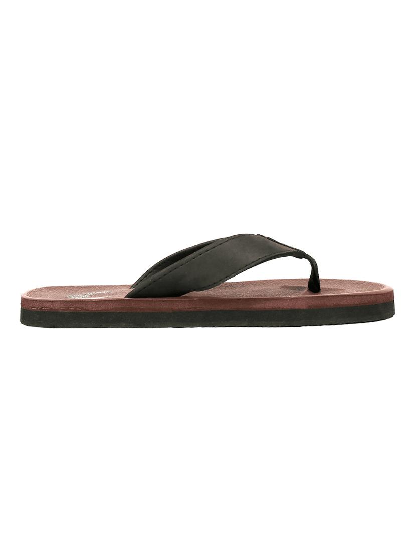 green leatherette toe separator flip flops - 16261716 - Zoom Image - 2