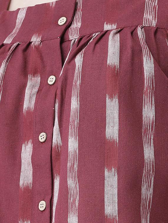 ikat print button up top - 16261731 - Zoom Image - 5