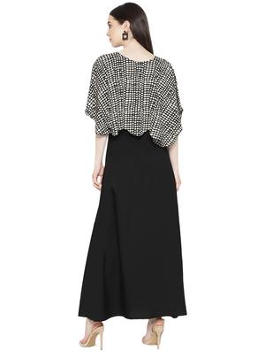 button detail overlay maxi dress - 16262068 - Standard Image - 2