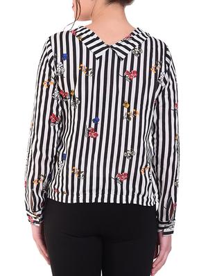 floral striped button up top - 16262725 - Standard Image - 2
