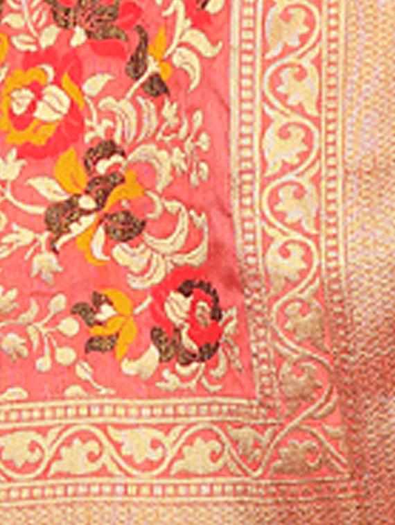 floral embroidered a-line lehenga - 16262895 - Zoom Image - 2