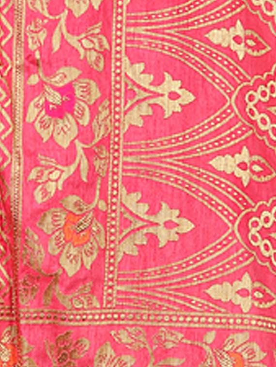 floral embroidered a-line lehenga - 16262899 - Zoom Image - 2