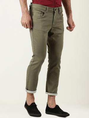 green denim plain jeans - 16265144 - Standard Image - 2