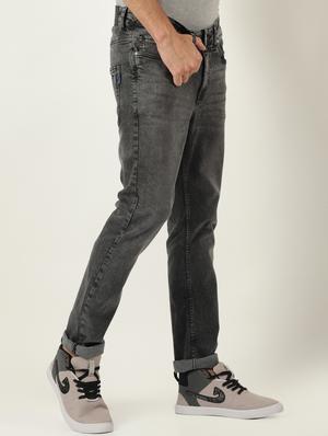 grey denim light washed jeans - 16265181 - Standard Image - 2