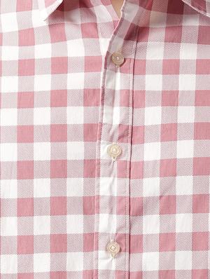 pink checkered casual shirt - 16265231 - Standard Image - 5