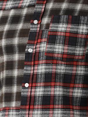 black checkered casual shirt - 16265261 - Standard Image - 5