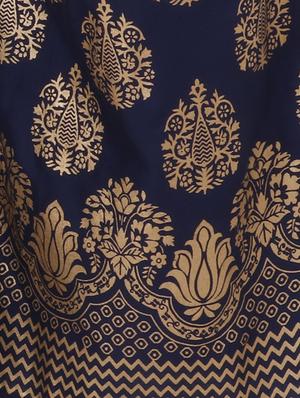 foil print rayon palazzo - 16265590 - Standard Image - 5