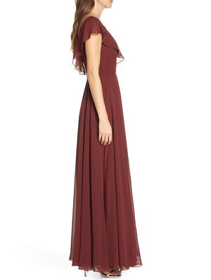 Tie knot wrap flare dress - 16265599 - Standard Image - 2