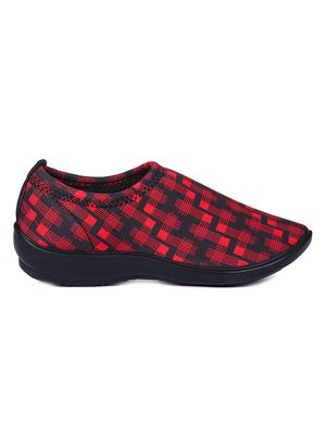 red slip on casual shoes - 16267114 - Standard Image - 2
