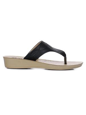 black toe separator flat slippers - 16267212 - Standard Image - 2