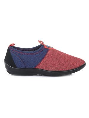 red slip on casual shoes - 16267474 - Standard Image - 2