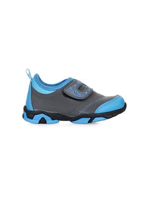 blue leatherette sports shoe - 16267543 - Standard Image - 2
