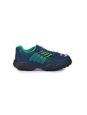 navy blue leatherette sports shoes - 16267570 - Standard Image - 2
