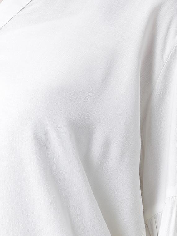 back pleat solid shirt - 16269557 - Zoom Image - 5