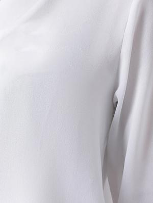 v neck solid top - 16269565 - Standard Image - 5