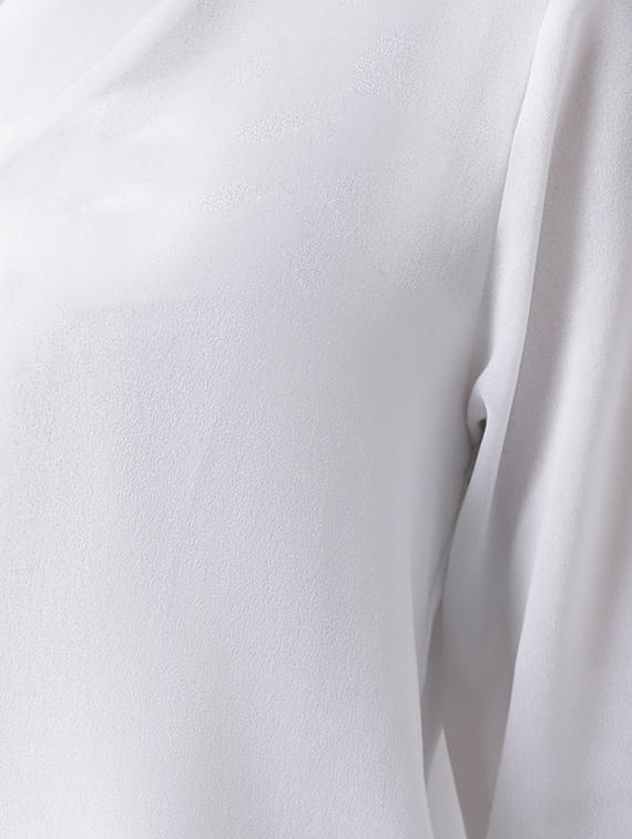 v neck solid top - 16269565 - Zoom Image - 5