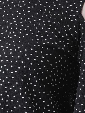 pin-dot cold shoulder top - 16269568 - Standard Image - 5