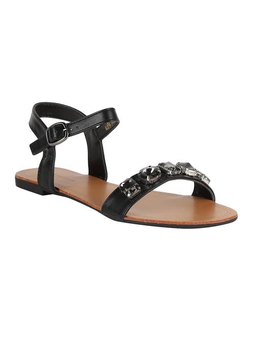 black back strap sandals - 16269600 - Standard Image - 1
