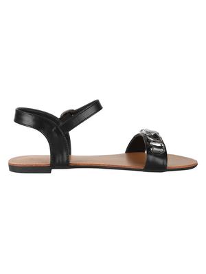 black back strap sandals - 16269600 - Standard Image - 2