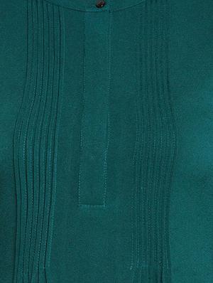 pin tucks detailed sleeved a-line dress - 16269710 - Standard Image - 5