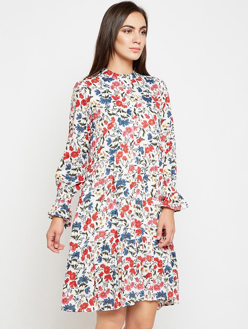 Floral a line dress - 16269717 - Zoom Image - 2